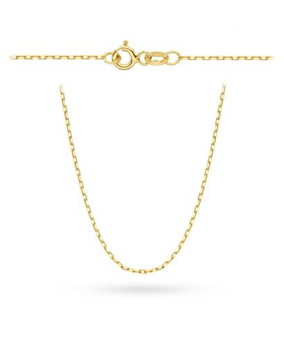 Lanț Bonore Lungime 55 cm, Lățime 1.5 mm - Aur 585 - Tip Ankier