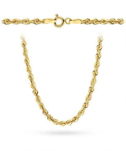 Lanț Bonore Lungime 55 cm, Lățime 1.5 mm - Aur 585