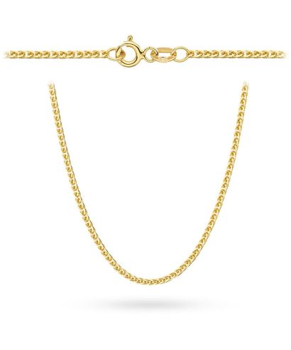 Lanț Bonore Lungime 55 cm, Lățime 3 mm - Aur 585 - Tip Coadă De Vulpe