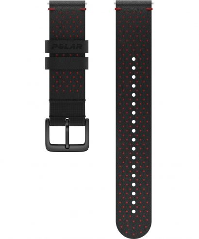 Curea Polar Perforated Leather Black-Red M/L
