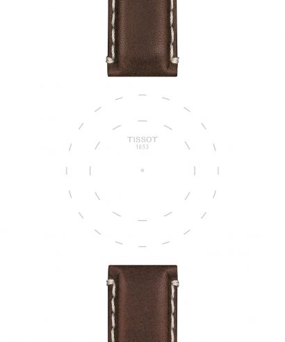 Curea Tissot Leather 22 mm