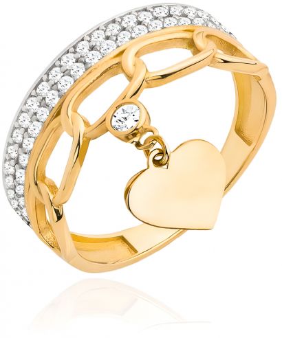 Inel Bonore - Aur 585 - Cubic Zirconia
