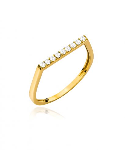 Inel Bonore - Aur 585 - Cubic Zirconia