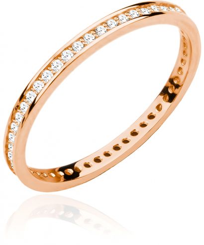 Inel Bonore - Aur 585 - Cubic Zirconia