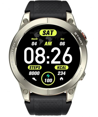 Smartwatch unisex Manta Activ X GPS Silver SET