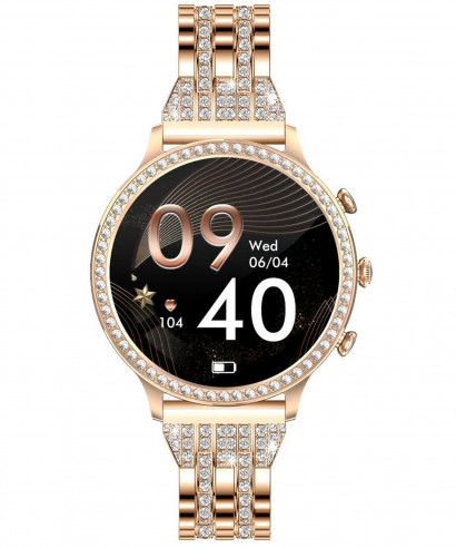 Smartwatch dama Manta Diamond Lusso Gold SET