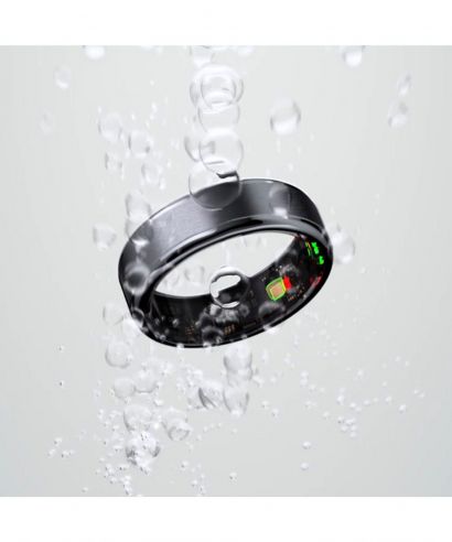 Smartring unisex Manta OneRing Negru 62 mm