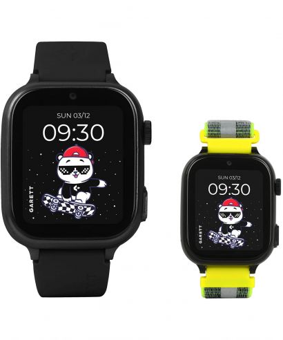 Smartwatch pentru copii Garett Kids Cute 2 4G Negru SET