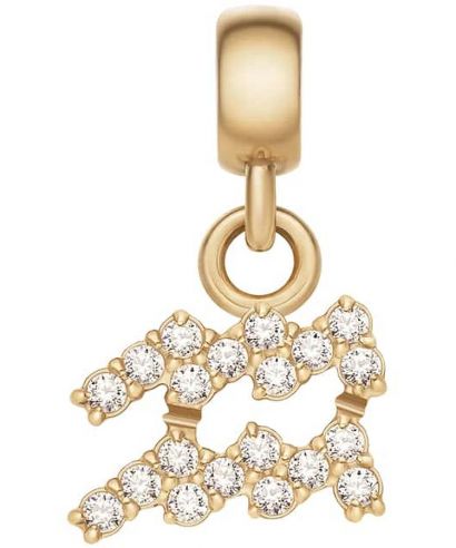 Pandantiv Daniel Wellington Charm Gold Aquarius