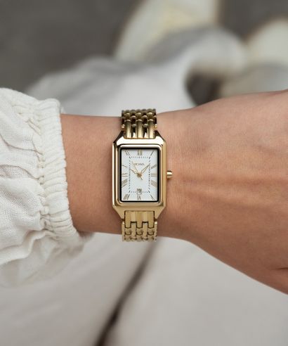 Ceas dama BOWA Barcelona White Gold Steel 23