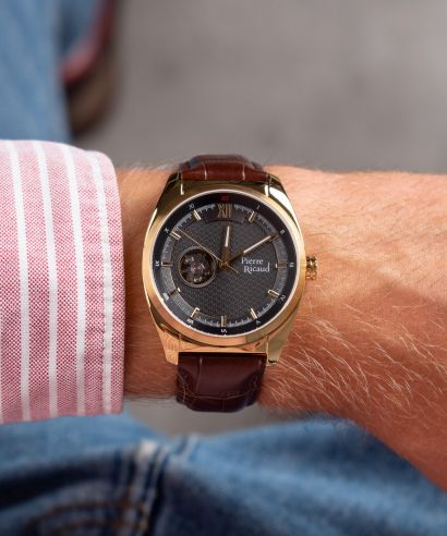 Ceas barbatesc Pierre Ricaud Automatic Open Heart
