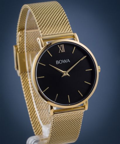 Ceas Dama BOWA London Black-Gold 33