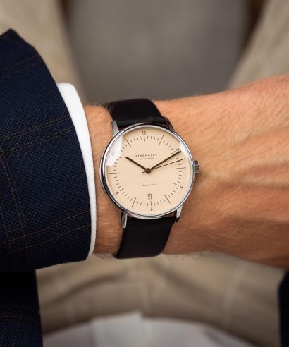 Ceas barbatesc Sternglas Naos Sand Brown Automatic