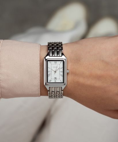 Ceas dama BOWA Barcelona White Silver Steel 23