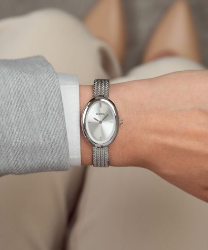 Ceas dama BOWA Oslo Full Silver Mesh 23