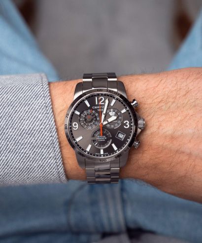 Ceas Barbatesc Certina Sport DS Podium GMT Titanium Chrono