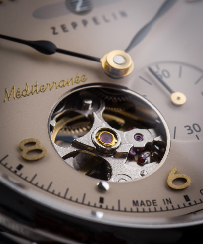 Ceas barbatesc Zeppelin Mediterranee Open Heart Automatic