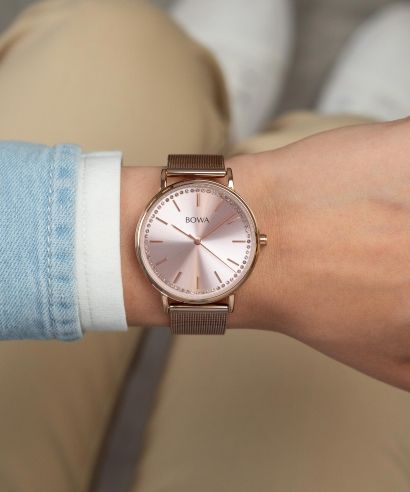 Ceas dama BOWA Rio Full Rose Gold Mesh 38