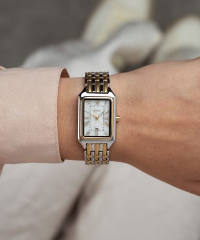 Ceas dama BOWA Barcelona Pearl Gold Steel 23