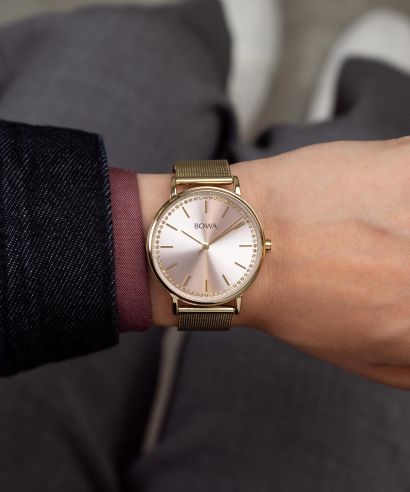 Ceas dama BOWA Rio Rose-Gold Gold Mesh 38