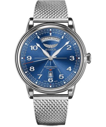 Ceas barbatesc Aviator Douglas DC-3 Day-Date Automatic Limited Edition
