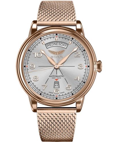 Ceas barbatesc Aviator Douglas DC-3 Day-Date Automatic Limited Edition
