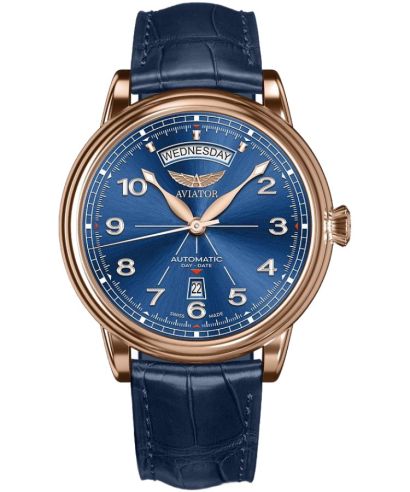 Ceas barbatesc Aviator Douglas DC-3 Day-Date Automatic Limited Edition