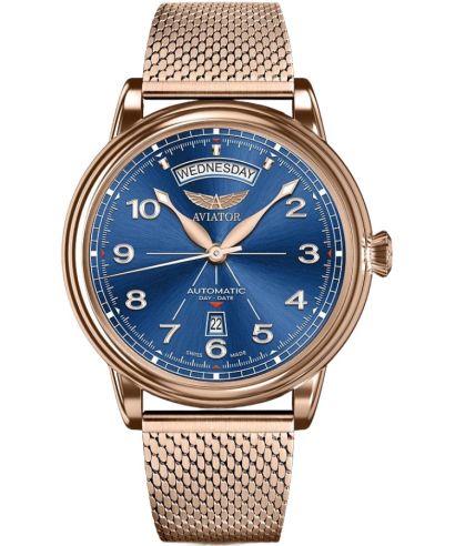 Ceas barbatesc Aviator Douglas DC-3 Day-Date Automatic Limited Edition
