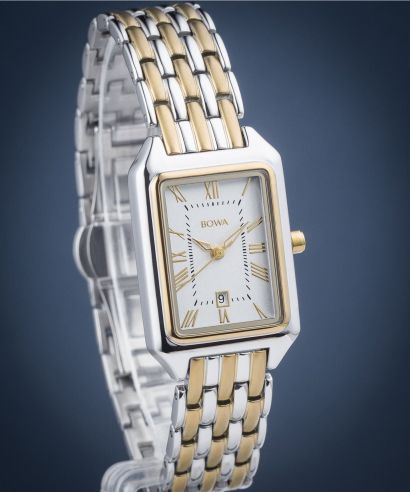 Ceas dama BOWA Barcelona White Silver-Gold Steel 23
