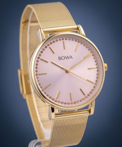 Ceas dama BOWA Rio Rose-Gold Gold Mesh 38