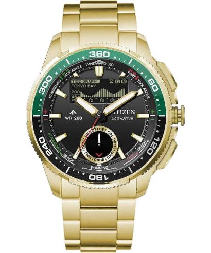 Ceas barbatesc Citizen Promaster Marine Wave Tracker Eco-Drive Chronograph