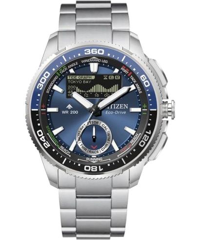 Ceas barbatesc Citizen Promaster Marine Wave Tracker Eco-Drive Chronograph