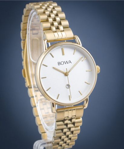 Ceas dama BOWA Milan White Gold Steel 34