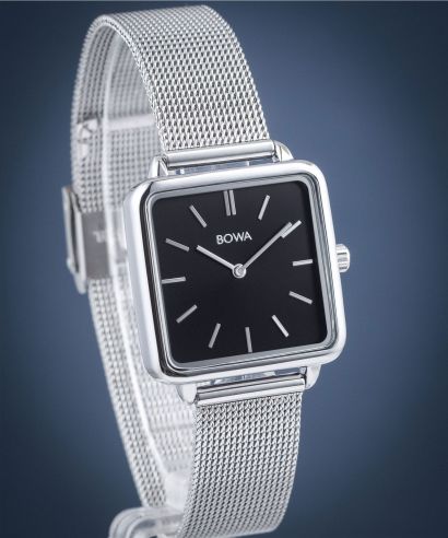 Ceas dama BOWA Vienna Black Silver Mesh 29