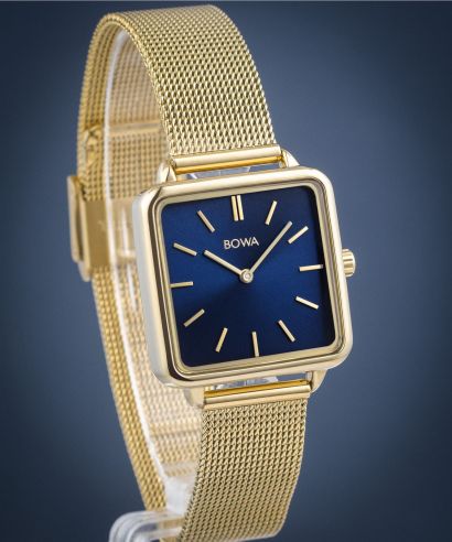 Ceas dama BOWA Vienna Navy Blue-Gold Mesh 29