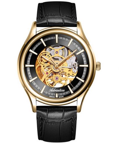 Ceas barbatesc Adriatica Classic Skeleton Automatic