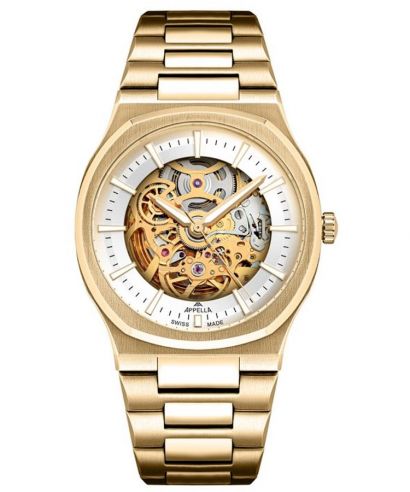 Ceas barbatesc Appella Classic Skeleton Automatic