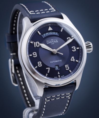 Ceas Barbatesc Davosa Newton Pilot Day-Date Automatic