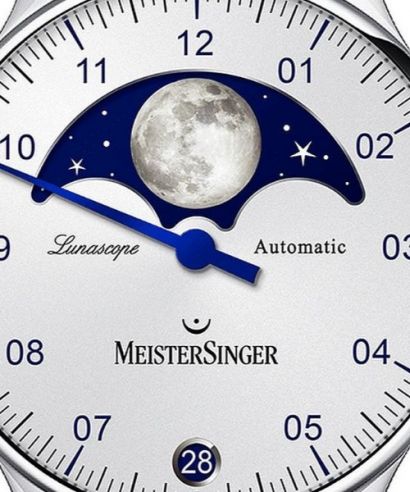Ceas Barbatesc Meistersinger Lunascope Automatic