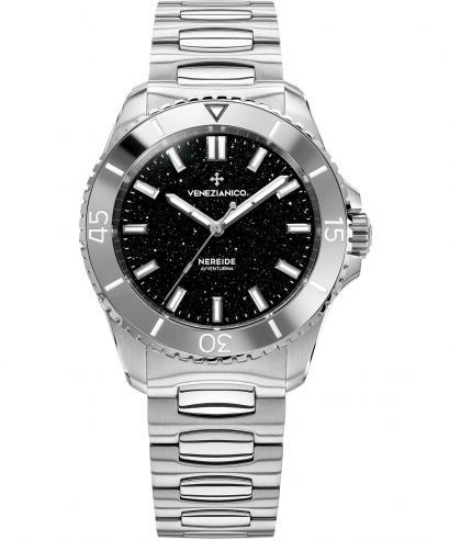 Ceas barbatesc Venezianico Nereide 39 Avventurina Nera Automatic