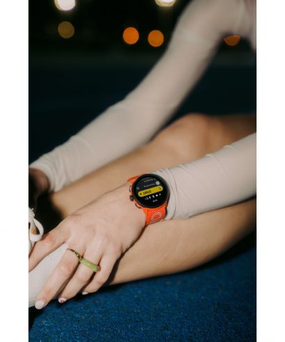 Ceas Sport Suunto Run Coral Orange Textile Strap