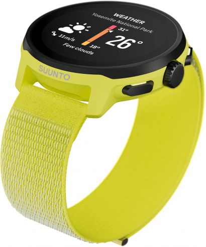 Ceas Sport Suunto Run Lime Textile Strap
