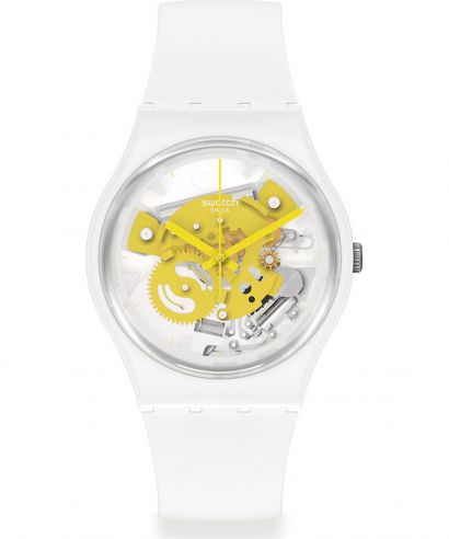 Ceas Unisex Swatch Bioceramic Time to Yellow Small