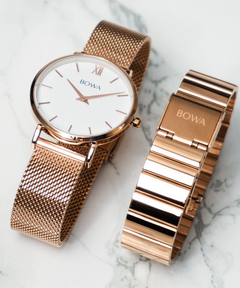 Ceas Dama BOWA London White Rose-Gold 33 SET