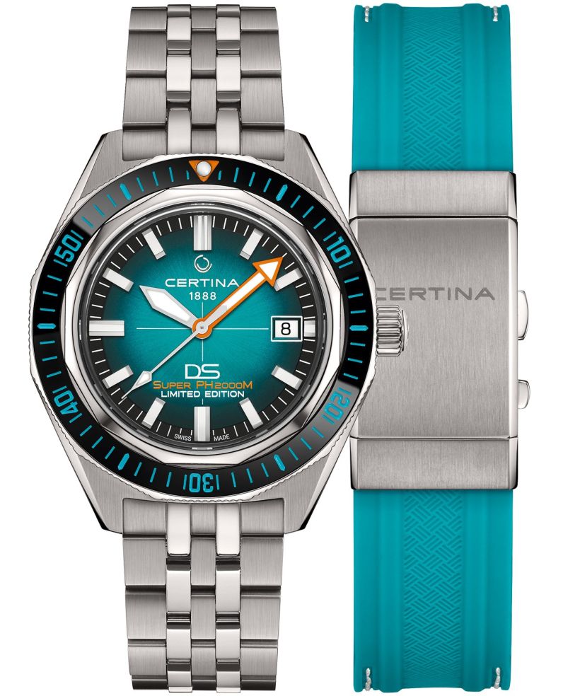Ceas unisex Certina DS Heritage PH 2000M Automatic Titanium SET