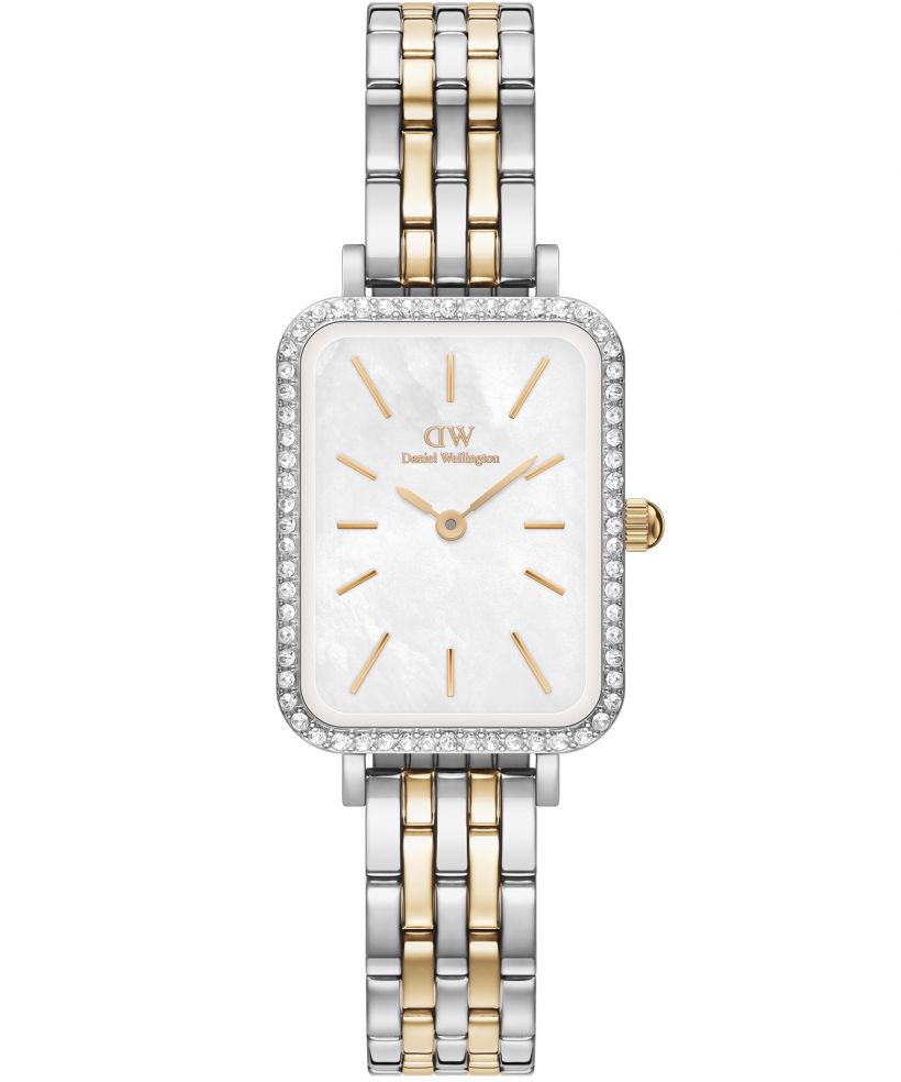 Ceas dama Daniel Wellington Quadro Lumine Bezel 5-Link Two-Tone 40