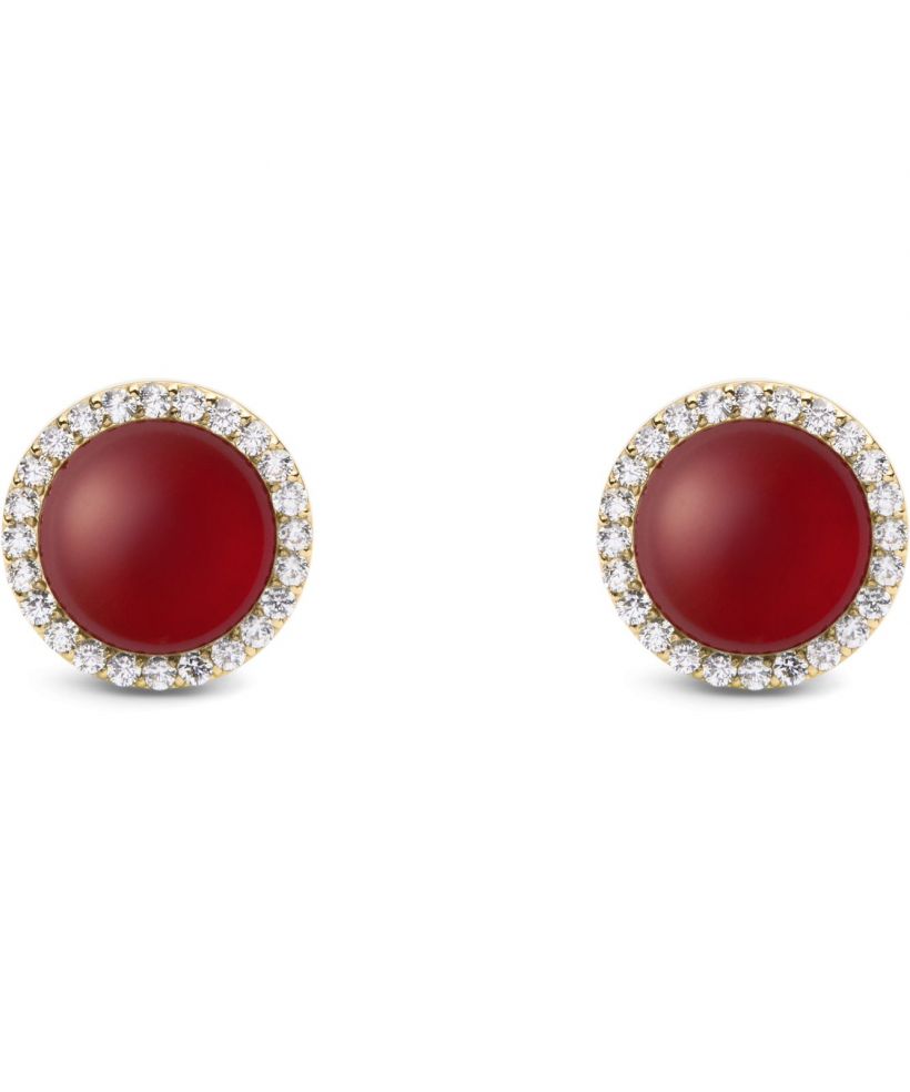 Cercei Daniel Wellington Audrey Red Agathe Gold