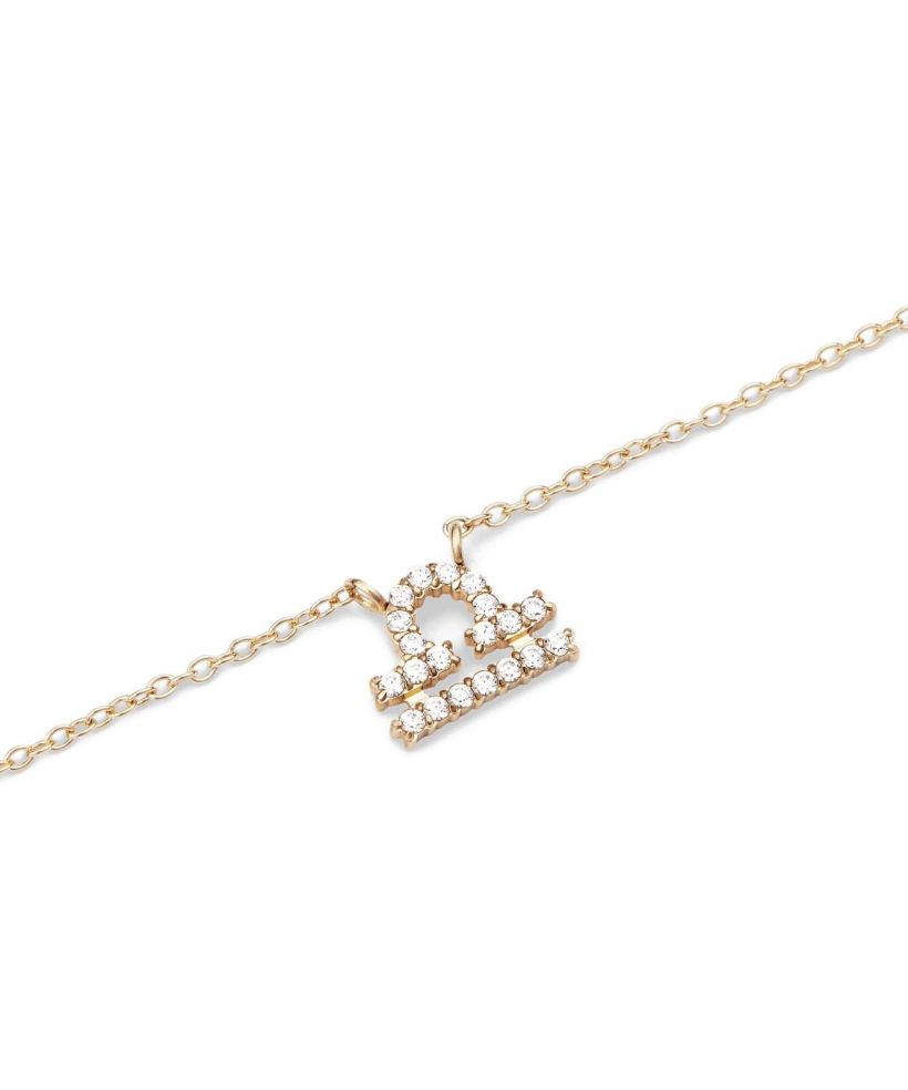 Colier Daniel Wellington Crystal Zodiac Chain Gold Libra