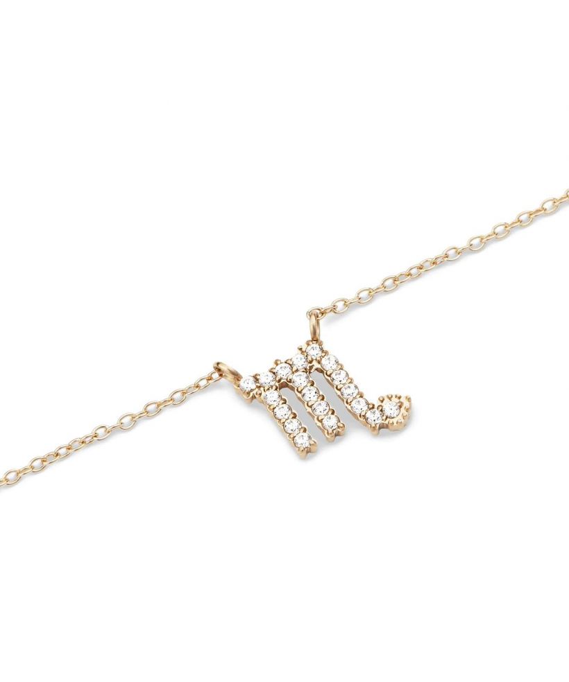 Colier Daniel Wellington Crystal Zodiac Chain Gold Scorpio