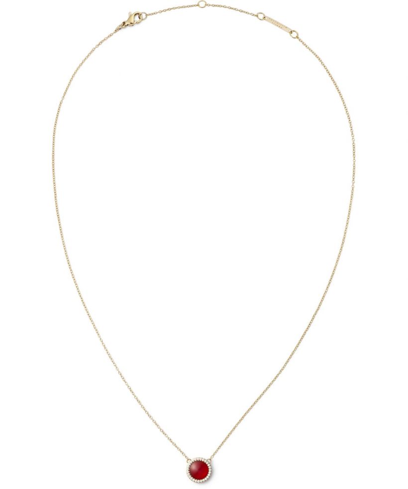 Colier Daniel Wellington Audrey Red Agathe Gold